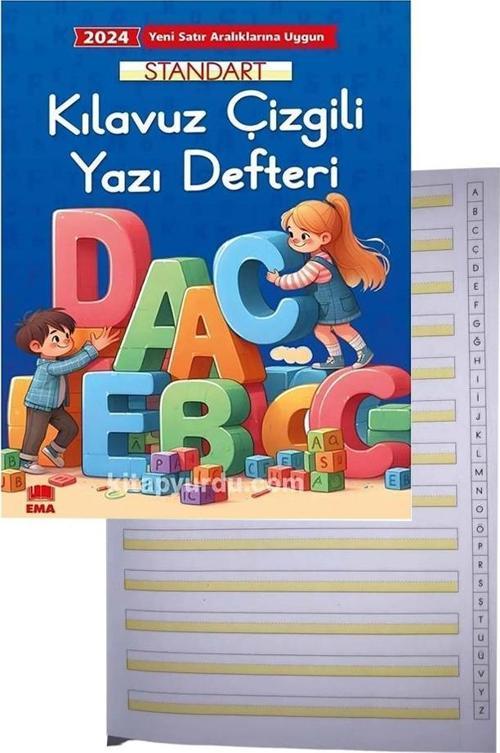 Yeni Müfradat Güzel Yazı Defteri A4 19x27 cm 24 Yaprak 1 Adet Standart Kılavuz Çizgili Yazı Defteri Satır Aralıklarına U