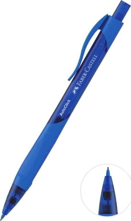 Autoclick Uçlu Kalem 0.5 mm 1 Adet Faber 05 mm Auto Click Mekanik Uçlu Kalem Canlı Renkler Versati Kalem