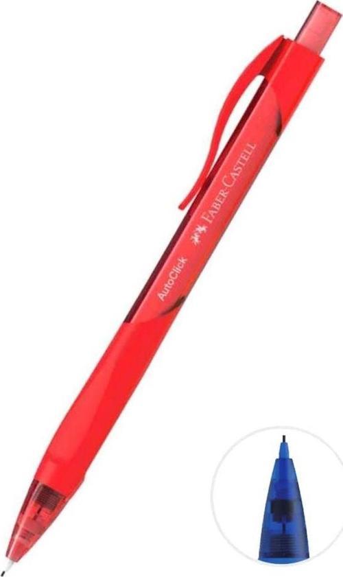 Autoclick Uçlu Kalem 0.7 mm 1 Adet Faber 07 mm Auto Click Mekanik Uçlu Kalem Canlı Renkler Versatil Kalem