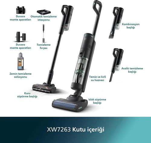 7000 Serisi AquaTrio XW7263/11 Islak Kuru Şarjlı Dikey Süpürge