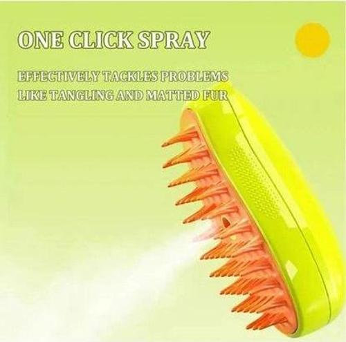 Buharlı Kedi & Köpek Yıkama Fırçası Tarağı Yumuşak Silikon Fırça Bakım