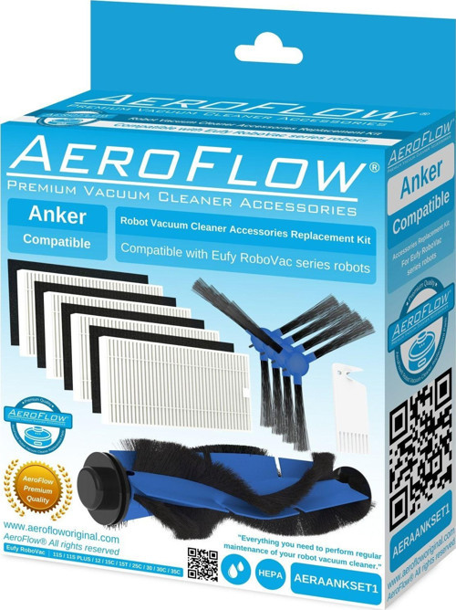 Anker Eufy Robovaç 11S-35C Robot Yedek Filtre Seti