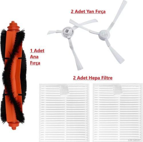 E10 E12 Robot Vacuum Cleaner B112 Yedek Parça Seti