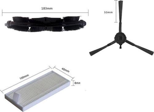 + 360 S8 Robot Süpürge Yedek Parça Fırça Filtre