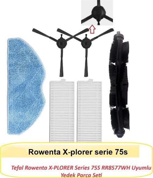 Tefal Rowenta X-Plorer Uyumlu 75S Rr8577Wh Yedek Parça Seti