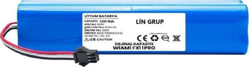 Wiami Fx-11 Uyumlu Robot Süpürge Batarya Pil 5200 Mah.
