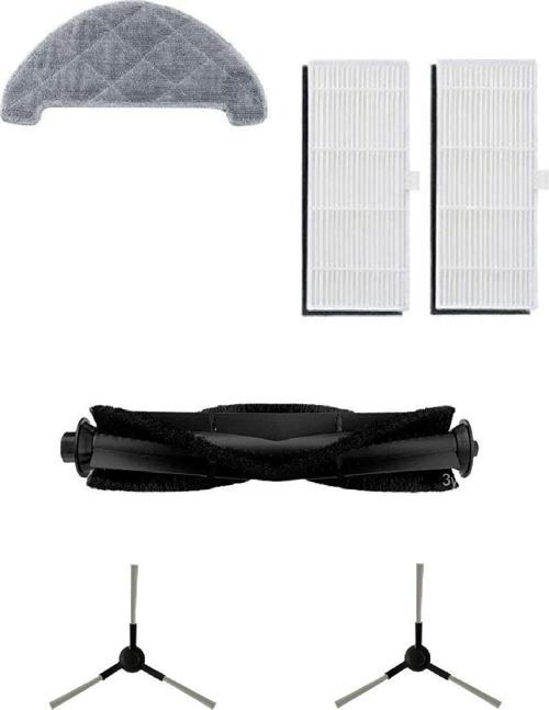 S9 Vacuum Cleaner Uyumlu Robot Süpürge Set - Hepa Filtre Ana Fırça Yan Fırça Mop