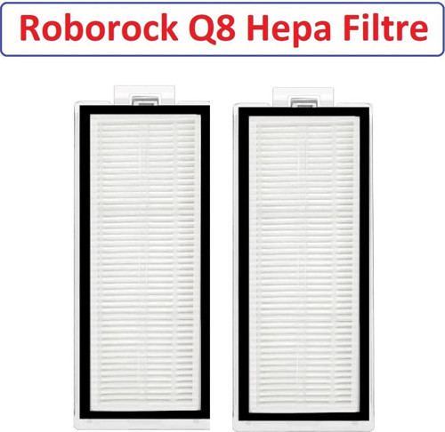 Roborock Q8 Max Plus Uyumlu Hepa Filtre Kutuda 2 Adet