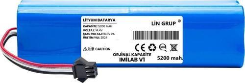 Imilab V1   Uyumlu Robot Süpürge Batarya Pil 5200 Mah.