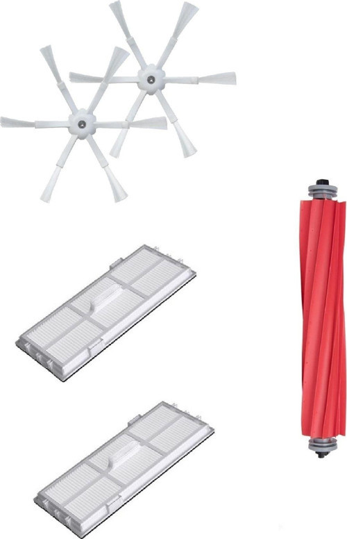 Roborock S7 Pro S7 Ultra S7 Max Uyumlu 6 Kollu Yan Fırça Hepa Filtre Seti