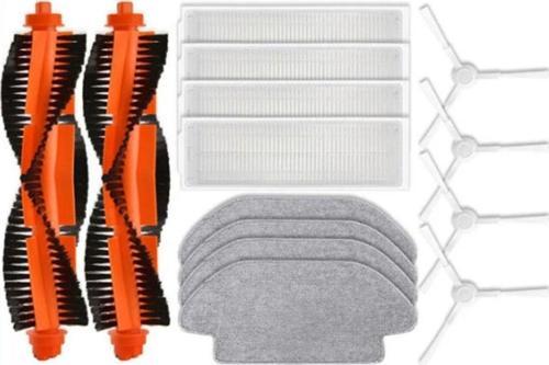 Xiaomi S10 Vacuum Robot Süpürge Uyumlu Yedek Fırça Filtre Mop