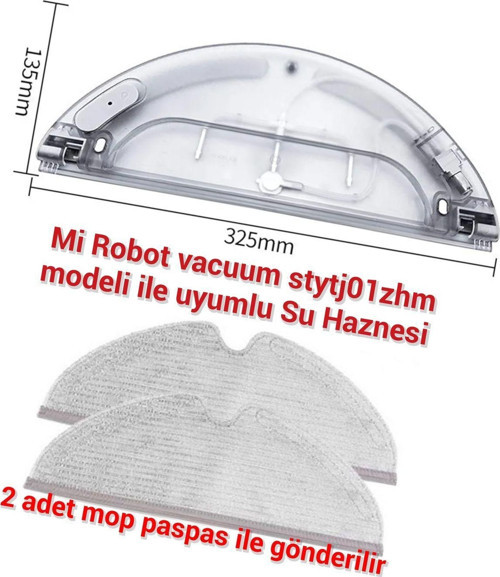 Mi Robot Model Stytj01Zhm Uyumlu Su Haznesi Mop Takma Aparatı