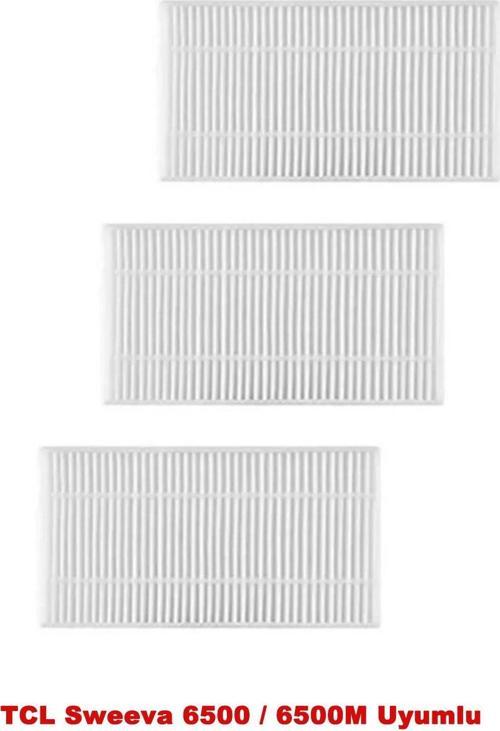 Tcl Sweeva 6500 / 6500M Uyumlu 3 Adet Hepa Filtre
