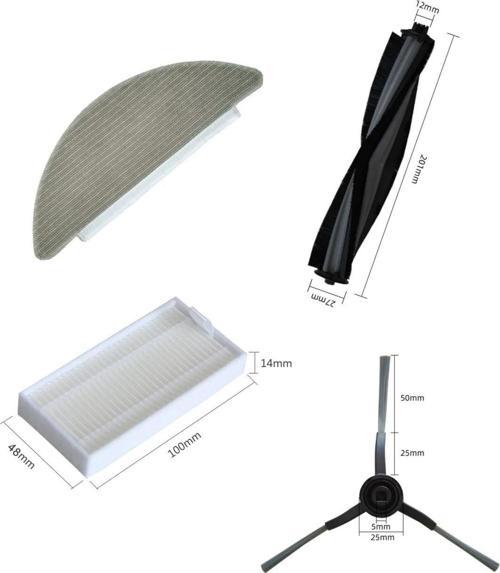 Vıomı Alpha 2 Pro Ve V5 Modeli Uyumlu Yedek Paspas Fırça Filtre Seti