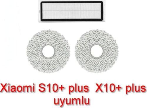 Xiaomi S10+ Plus Ve X10+ Plus Uyumlu Mop Paspas Filtre Yedek Parça