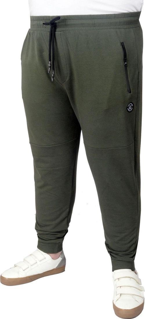 Büyük Beden Eşofman Altı Darpaça Zippered 22501 Haki