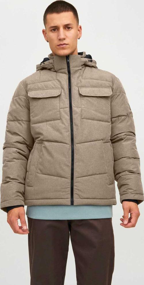 Erkek Jjbrady Kapüşonlu Şişme Mont 63412212233 Bej