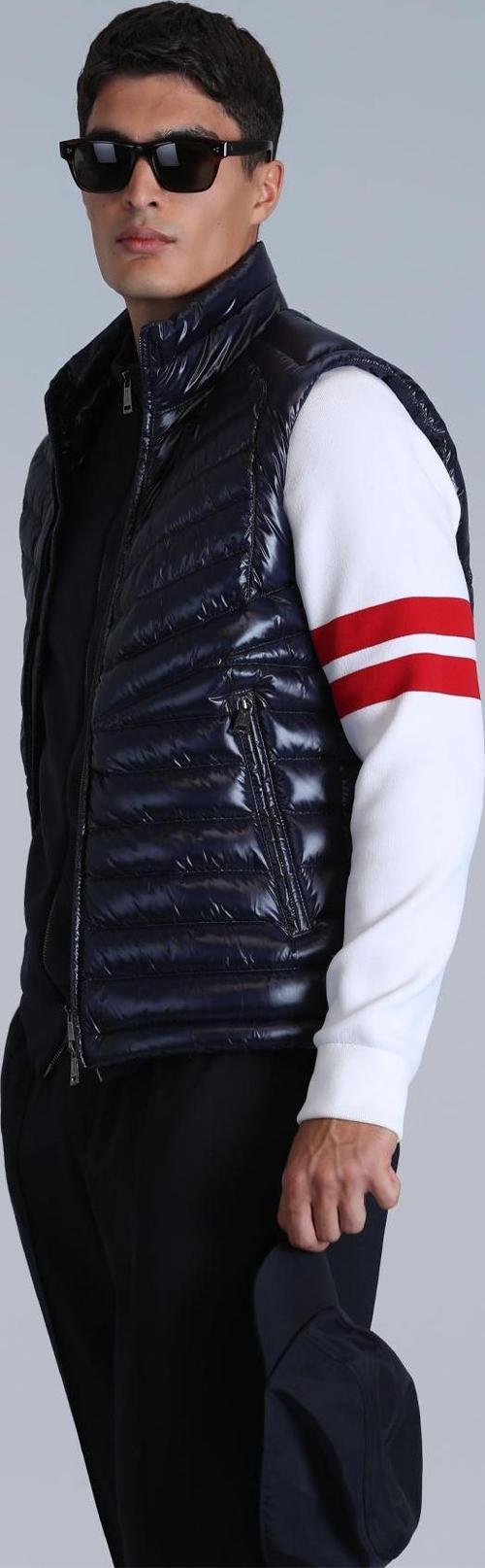 Erkek Axel Kaz Tüyü Yelek 112130024 Lacivert