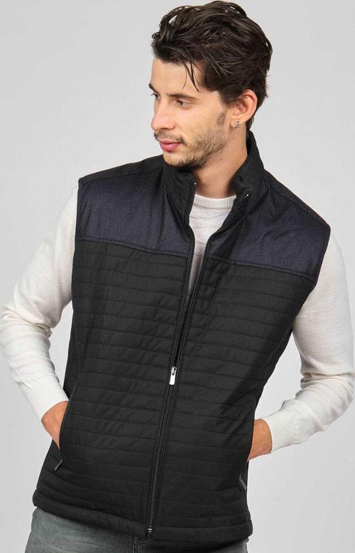Erkek İçi Kürklü Cep Detaylı Yelek 492908 Lacivert