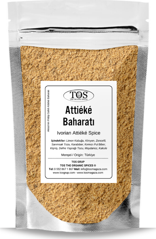 Akissi’nin Fildişi Sahili Attiéké Baharatı 500 gr Akissi’s Ivorian Attiéké Spice