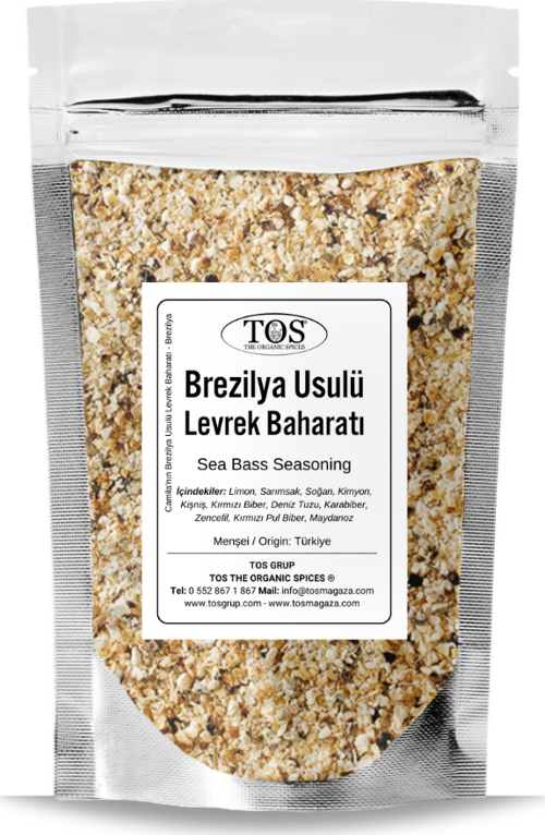 Camila'nın Brezilya Usulü Levrek Baharatı 500 gr Camila’s Brazilian-Style Sea Bass Seasoning