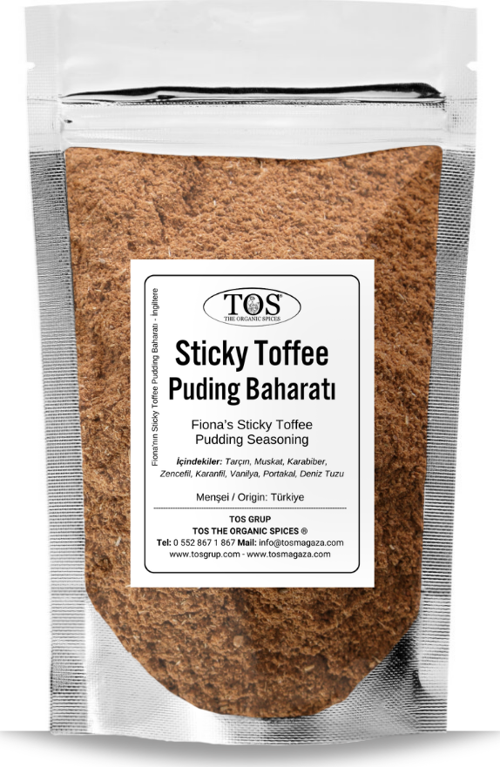 Fiona'nın Sticky Toffee Pudding Baharatı 500 gr Fiona’s Sticky Toffee Pudding Seasoning