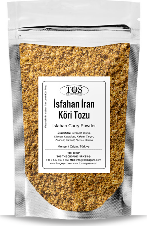 Fatemeh'nin İsfahan İran Usulü Köri Tozu 500 gr Fatemeh's Isfahan Iranian-Style Curry Powder