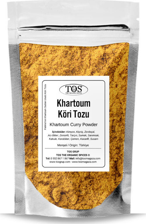 Fatima'nın Khartoum Sudan Usulü Köri Tozu 250 gr Fatima's Khartoum Sudanese-Style Curry Powder