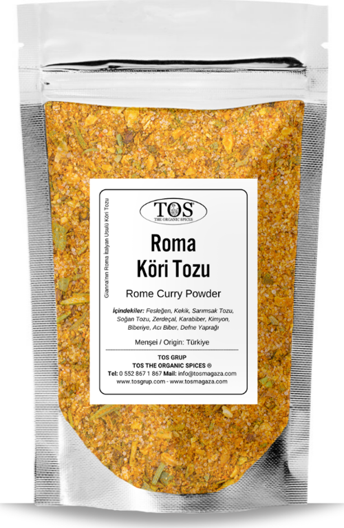 Gianna'nın Roma İtalyan Usulü Köri Tozu 500 gr Gianna's Rome Italian-Style Curry Powder