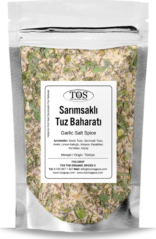 Heba'nın Port Said Sarımsaklı Tuz Baharatı 500 gr Heba's Port Said Garlic Salt Spice