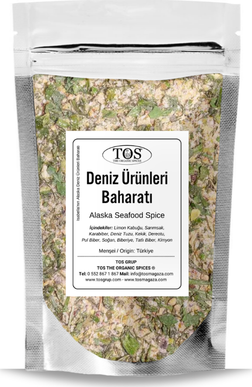 Isabella'nın Alaska Deniz Ürünleri Baharatı 100 gr Isabella's Alaska Seafood Spice