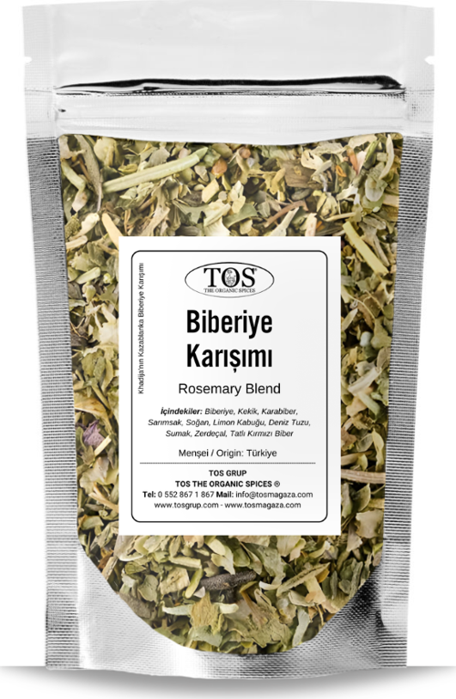 Khadija'nın Kazablanka Biberiye Karışımı 250 gr Khadija's Casablanca Rosemary Blend