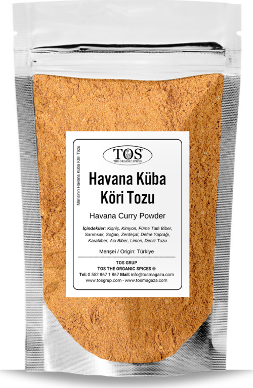 Maria'nın Havana Küba Köri Tozu 250 gr Maria's Havana Cuban Curry Powder