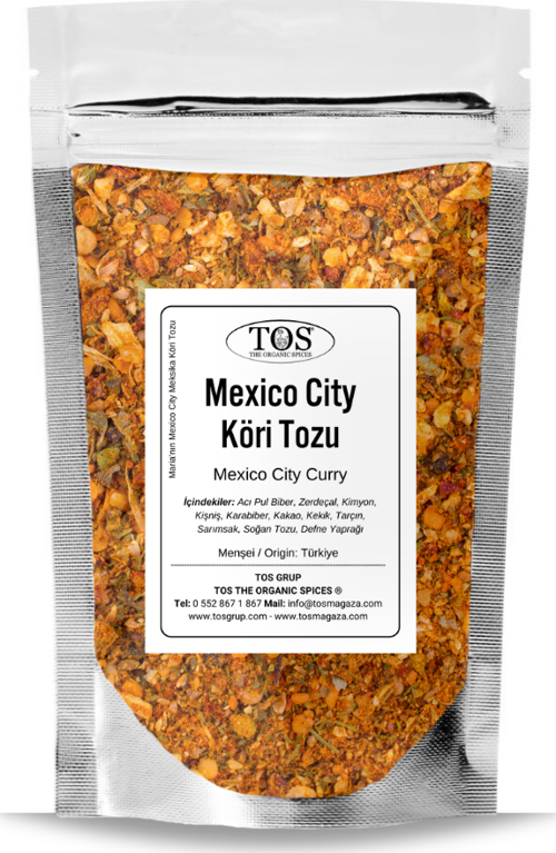 Maria'nın Mexico City Meksika Köri Tozu 500 gr Maria's Mexico City Mexican Curry Powder
