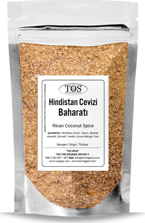 Natalia’nın Porto Riko Hindistan Cevizi Baharatı 100 gr Natalia’s Puerto Rican Coconut Spice
