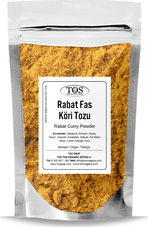 Mina'nın Rabat Fas Usulü Köri Tozu 250 gr Mina's Rabat Moroccan-Style Curry Powder