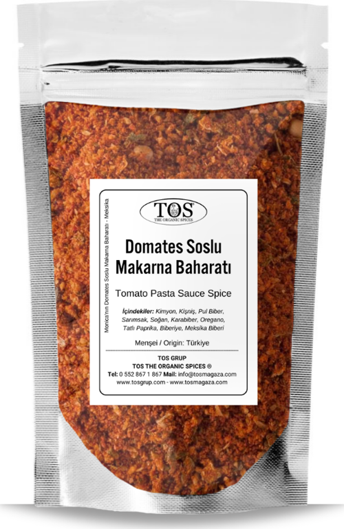 Monica'nın Domates Soslu Makarna Baharatı 100 gr Monica’s Tomato Pasta Sauce Seasoning