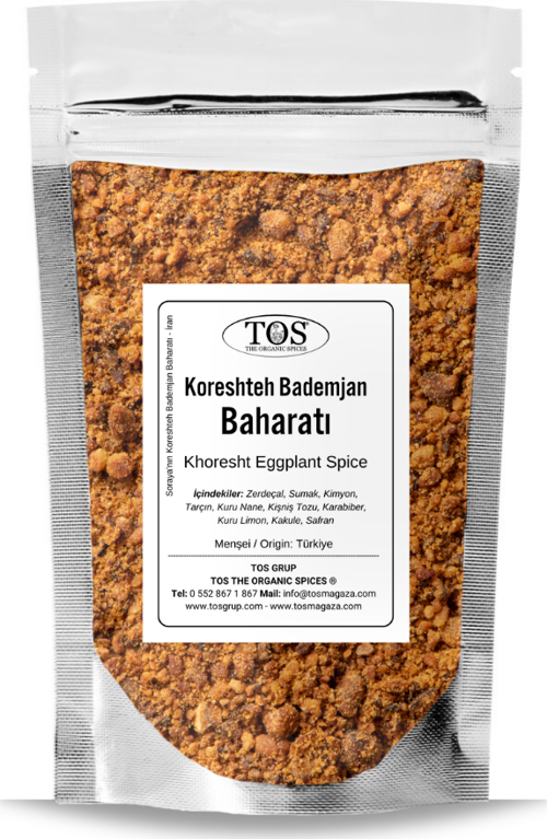 Soraya'nın Koreshteh Bademjan Baharatı 500 gr Soraya's Khoresht Eggplant Seasoning
