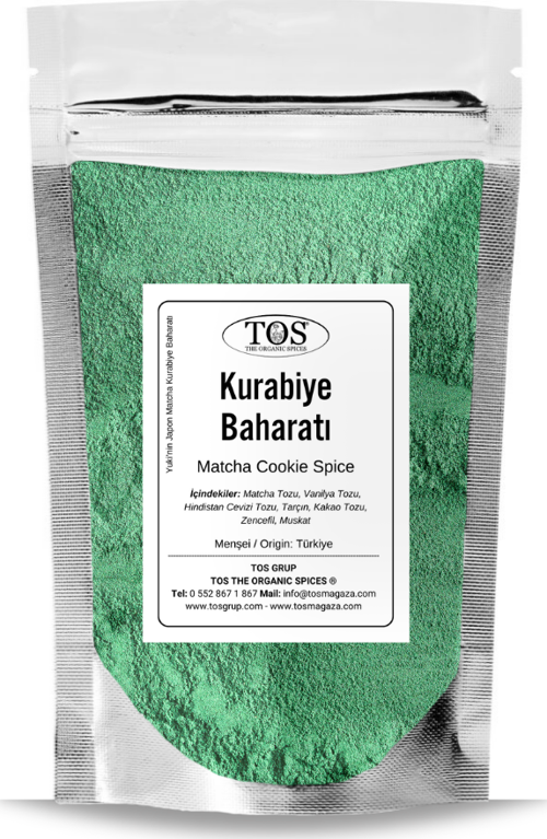 Yuki’nin Japon Matcha Kurabiye Baharatı 100 gr Yuki’s Japanese Matcha Cookie Spice