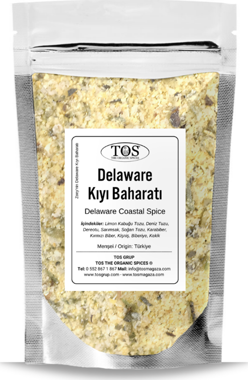 Zoey'nin Delaware Kıyı Baharatı 500 gr Zoey's Delaware Coastal Spice