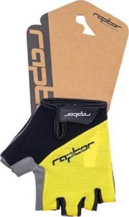 Raptor Cırtlı Eldiven Kısa Parmak Bisiklet Eldiveni MTB Yarım Parmak Eldiven M Beden Lime