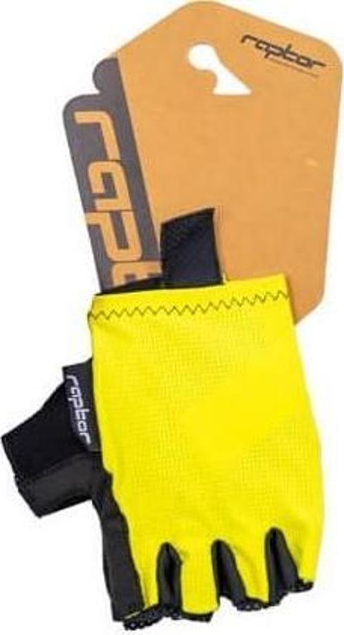 Raptor Eldiven Kısa Parmak Bisiklet Eldiveni MTB Yarım Parmak Eldiven L Beden Lime