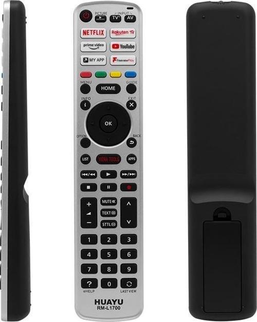 Huayu RM-L1700 Panasonic Netflix-Youtube-Prime Video-Rakuten Tuşlu Lcd-Led Tv Kumanda