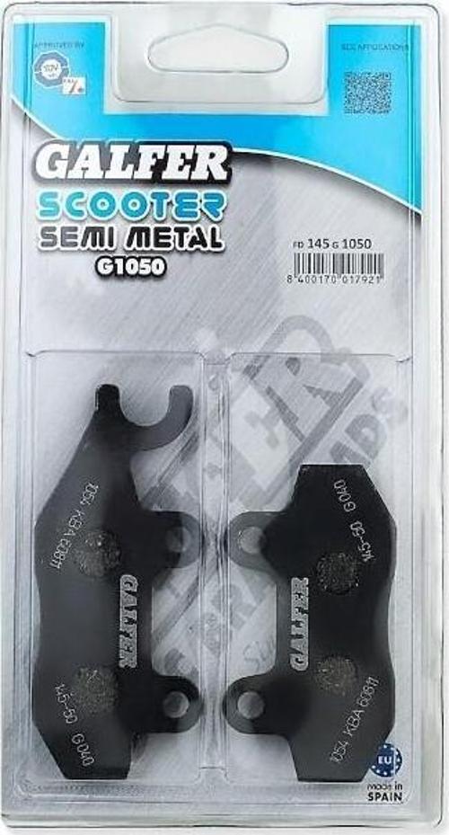 Galfer FD145G1050 Motosiklet Ön Fren Balatası Disk Fren Balatası