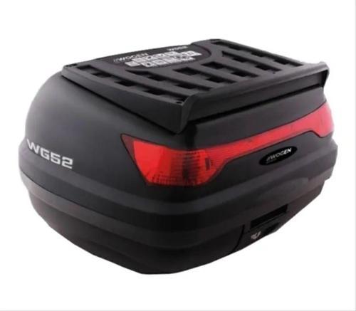 Wogen 52 Lt Motosiklet Arka Çanta Üst Bagaj Sırt Dayamasız Basic Model Siyah Bagaj Topcase