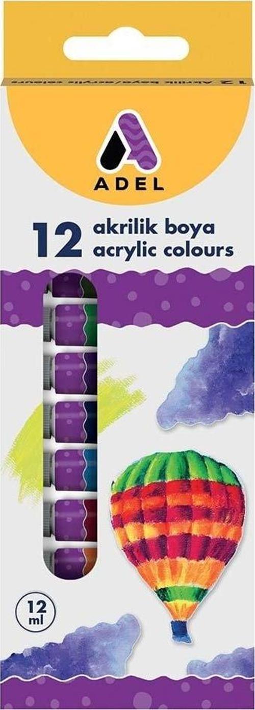 Akrilik Boya 12ml 12 li Tüp Ambalaj 2340000038