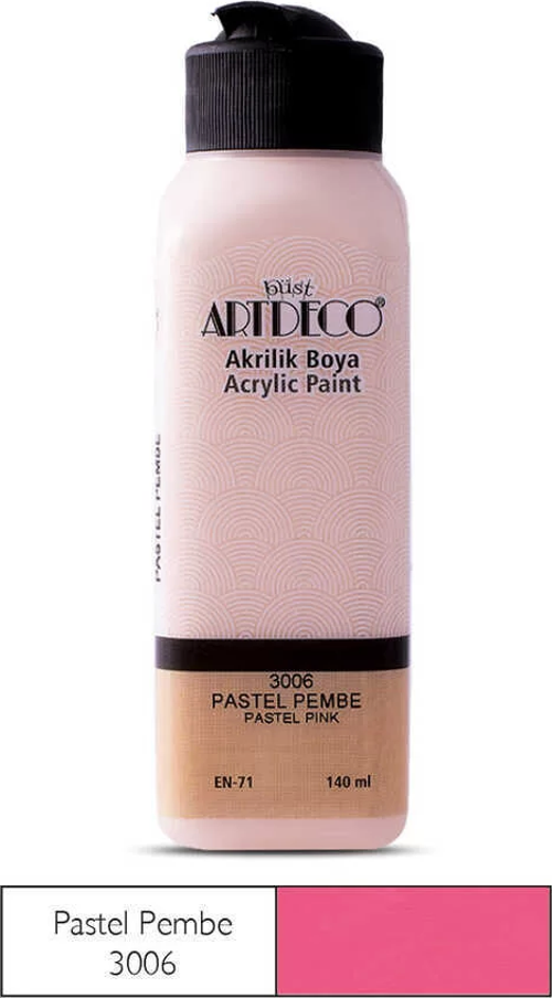 Akrilik Boya 140 ml Pastel Pembe