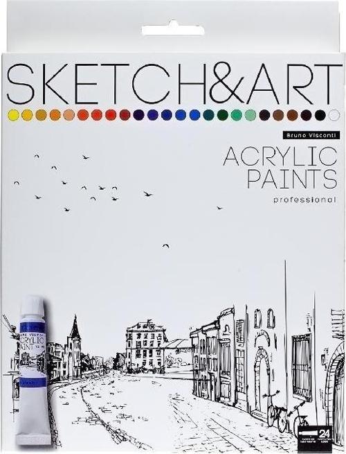 Sketch&Art Akrilik Boya 24x12ml No:70-0017