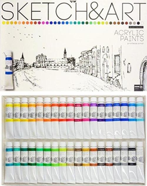 Sketch&Art Akrilik Boya Seti 36x12ml No:70-0056