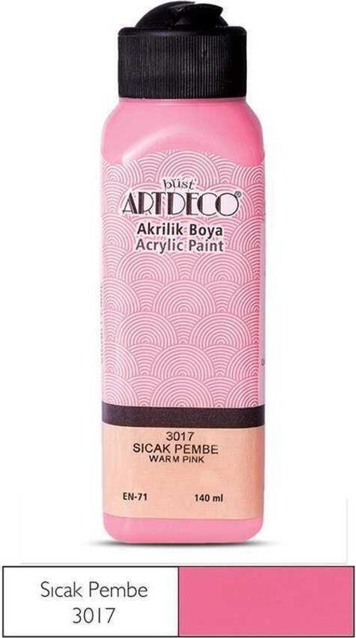 Akrilik Boya 140 ml Sıcak Pembe